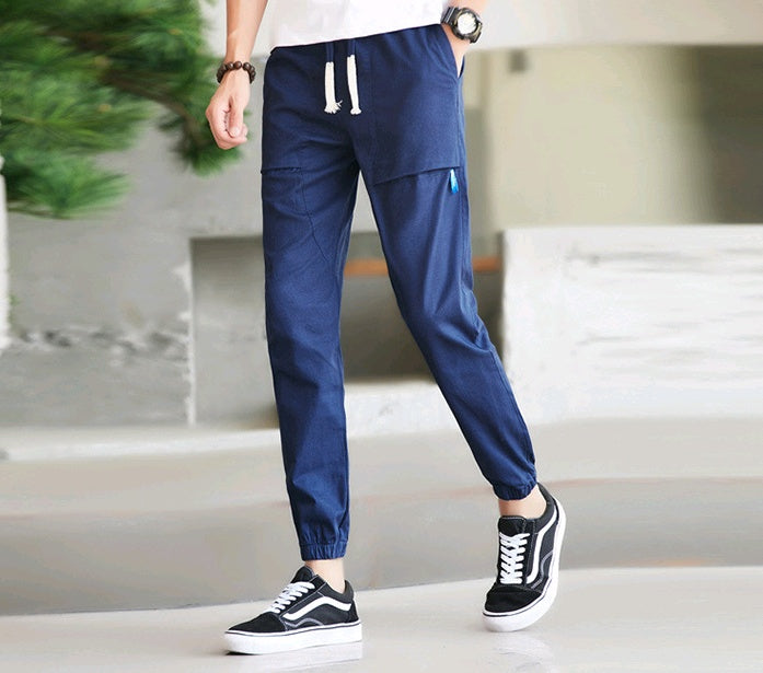 Sports pants, men's overalls, men's casual pants, Harlan nine pants, men's pants