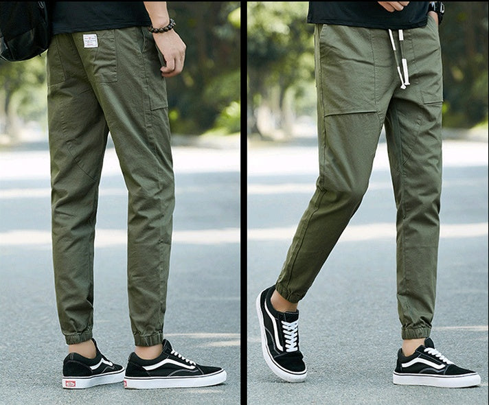 Sports pants, men's overalls, men's casual pants, Harlan nine pants, men's pants