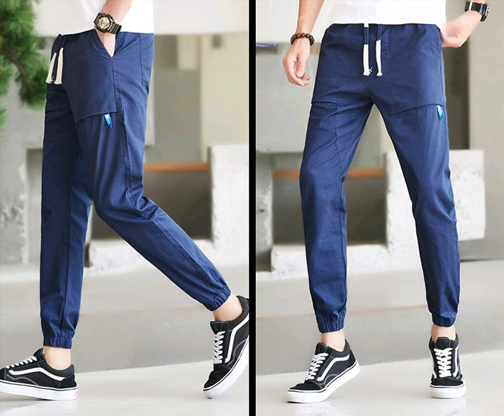 Sports pants, men's overalls, men's casual pants, Harlan nine pants, men's pants
