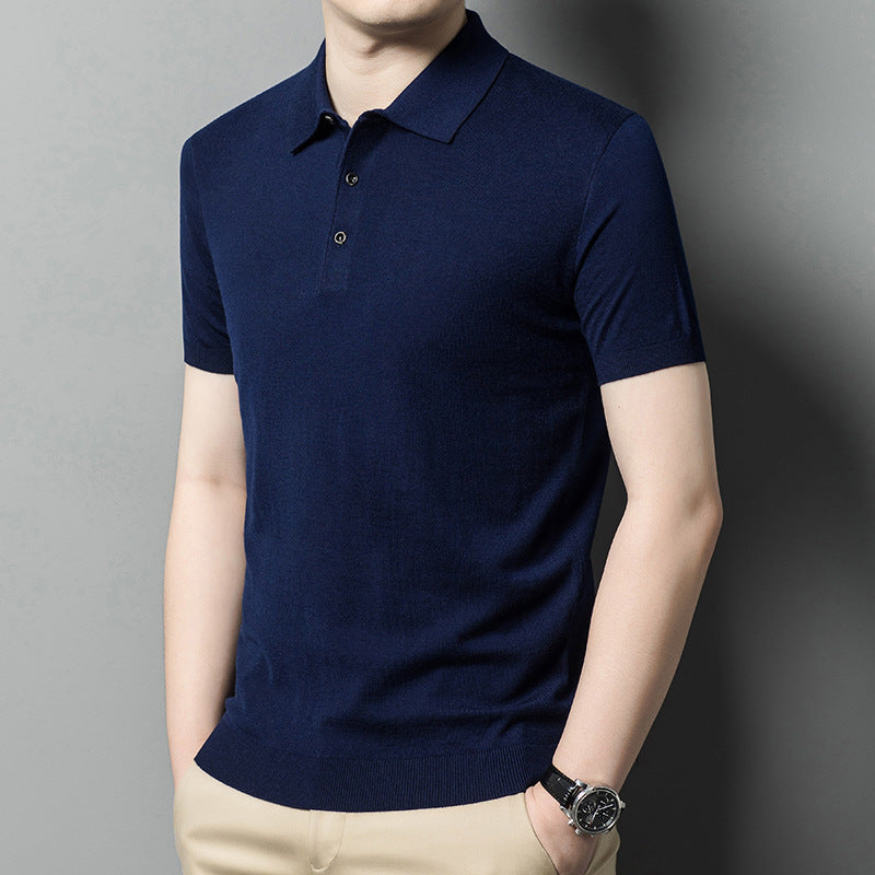 Men's Knitwear Casual Short Sleeve T-shirt