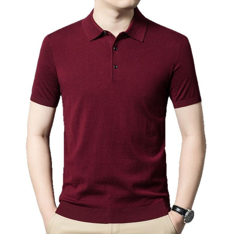 Men's Knitwear Casual Short Sleeve T-shirt