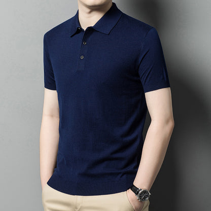 Men's Knitwear Casual Short Sleeve T-shirt