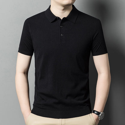 Men's Knitwear Casual Short Sleeve T-shirt