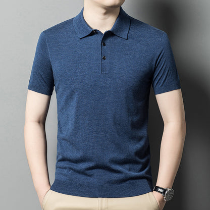Men's Knitwear Casual Short Sleeve T-shirt